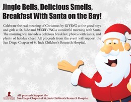 Breakfast With Santa Flyer 1 Free Vector Art