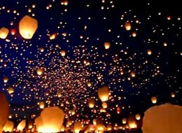 magical-sky Lanterns in the Sky